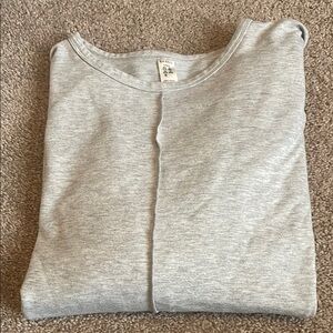 Gray Crew Neck Sweatshirt